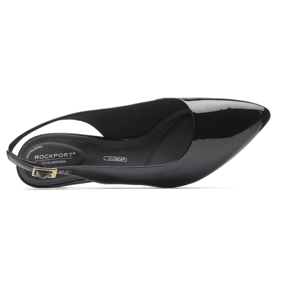 Rockport Pumper Dame Svart - Total Motion Kaiya Slingback - RHQN02913